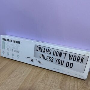 Sharper Image LED Cinematic Light Box